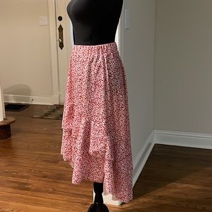 Medium high low skirt